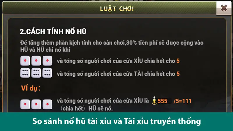 Tìm hiểu cách chơi và lý do game tài xỉu nổ hũ lại bùng nổ trên các nền tảng online